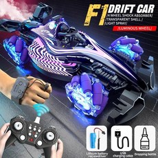 제스처 컨트롤 스프레이 RC 레이싱 스턴트카, Q186 Purple Dual