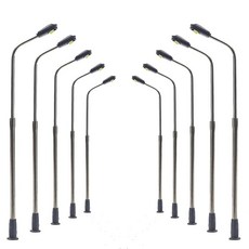 모델가로등 도로등 가로등주 LED 라이트온백색 62mm 1150 10개입 철도모형 건물모형 디오라마 정경컬렉션 교육 DIY, 1개, 상세페이지 참조