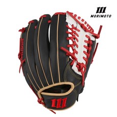 모리모토 MPN600 내야 투수 올라운드 글러브 우투, 1개, 블랙/화이트/카멜 T