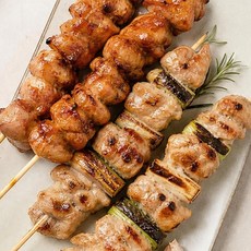 수제 닭다리살 100% 파닭꼬치, 10개, 50g