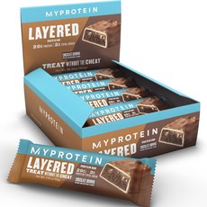 MYPROTEIN 分層蛋白棒 巧克力布朗尼口味 12入, 12個, 62g