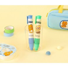 KF 카카오프렌즈 세이치즈 샤프식 지우개 수정 잘지워지는 노크식 학용품, 1개, 세이치즈 샤프식 지우개 라이언