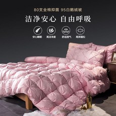 이불 거위털 구스이불, 핑크/구스다운 이불