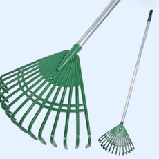 LT 120cm PVC갈퀴 중 알루미늄봉 청소도구 곡물갈퀴, 1개