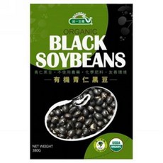 統一生機 有機青仁黑豆/包, 380g, 1個