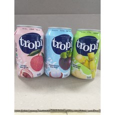 베트남음료 망고스틴 리치 사탕수수트로피 tropi 330mlX24개, 24개, 330ml