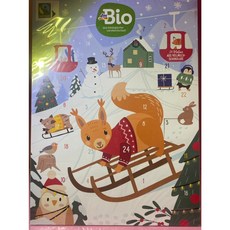 dm Bio 聖誕倒數巧克力日曆 2025 24種圖案牛奶巧克力, 1個