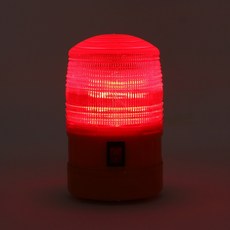 키센 자석 비상 경고등 LED 점멸 차량용 경광등, 1개