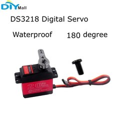 DS3218 20kg 풀 메탈 기어 디지털 180 270도 서보 25T 암 모터 테스터 (RC 장난감 자동차용), 180 Servo