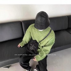 美式復古慵懶風軟糯圓領針織衫毛衣 休閒百搭長袖外套