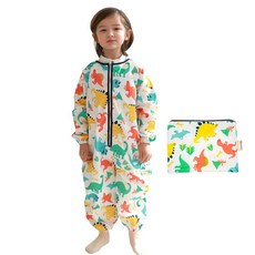 베베슈에뜨 올인원 전신미술가운 쥬라기월드 + 파우치