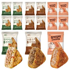 한우물 구운주먹밥 참치김치+참치마요+소불고기, 1.5kg, 1세트