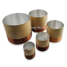 20 4mm 64 5mm 8Ohm ASV 레이어 라운드 구리 와이어베이스 스피커 보이스 코일 우퍼 사운드 드라이버 라우드 수리 부품, 63) 2 pieces - 60.2mm(2.38in)