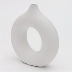 방구석만물상 도자기 인테리어 꽃병(화이트) 미니꽃병
