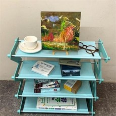 현관 신발 정리대 깔끔한 슬리퍼 조립식 신발 정리대 4단 수납함 수납장 신발장 다용도 좁은 간편 방수