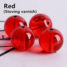 4mm 6mm 8mm 10mm 12mm 14mm 라운드 광택 크리스탈 유리 구슬 DIY 공예 만들기 보석에 대한 많이, Red, 14mm 10pcs