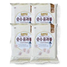 남양 아인슈타인 순수유과볼 고소한 인절미맛 30g 4개 여행용 건강간식, 4세트