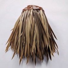 오두막 지붕 지푸라기 초가집 원두막 상품 처마 장식, 연한 옥수수색 1mx0.5m