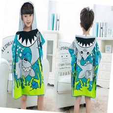 어린이 비치가운 목욕타올 샤워가운 물놀이 비치타올 수영장용 해변용 아동 여름용품