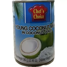 영넛미트 영넛 Young Coconut Meat in coconut Juice worldfood 580g 2개