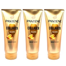 팬틴(PANTENE) 콜라겐 극손상케어 400ml 헤어팩 트리트먼트 손상모발케어 추천 팬틴PRO-V트리트먼트 팬틴 워시오프 헤어팩 손상모발용 모발손상 집중케어 윤기나는 머결, 3개