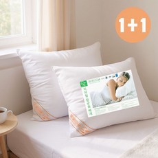 포그니 잠인 국내생산 굿나잇 기능성 항균 지퍼형 베개솜 50x70, 화이트, 2개