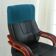 의자커버 머리 천갈이 덮개 식탁 가림막 책상 커버 그린 그린 단독 대두 1개, peacock blue × 1개