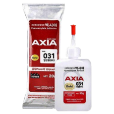 엑시아 031 20g 초강력 순간접착제 저점도 금속 고무 플라스틱 세라믹 다용도 접착제 본드, 5개