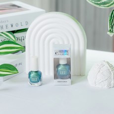 IEI 水性可剝貓眼指甲油 彩光暮夜綠星 兒童成人適用 台灣製造, 1個