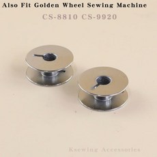 9033 금속 보빈 PFAFF 138 438 463 483 재봉틀 ZSK 자수 골든 휠 8810 9920 91 009033 05 10 개, 01   Mainland, 01 10PCS 9033 Bobbin