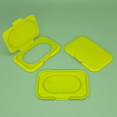 까꿍놀이 어린이 교구 DIY 사각 물티슈캡 물티슈뚜껑 10개, 녹색