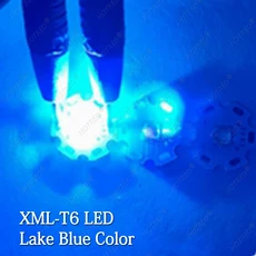 CREE XML XM-L T6 LED U2 10W 콜드 화이트 웜 블루 UV 고출력 이미터 다이오드 14mm 16mm 20mm 25mm PCB DIY용 1 개