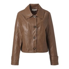 [백화점 홈쇼핑 정품] 에이비에프지 카라넥 숏 레더 자켓 재킷 APZ4HL03J