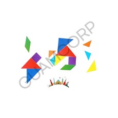 루미오라 자석칠교놀이 학생용 초등학습교구 도형맞추기 입체도형 도형학습