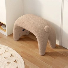 모모홈 고양이 미니 가볍고 소파의자 스툴 부드러운 크리에이티브 소품, C. 카키463038cm, C. 카키463038cm