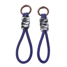 파라코드 꼰 우븐 키 체인 손목 로프 전화 케이스 분실 방지 스트랩 링 생존 도구 배낭 버클 12cm, 15 Color 14