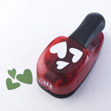 우표 모양 펀칭기 원형 핸드메이드 프레임 대형 페스티벌, 1개, 대형 세 하트