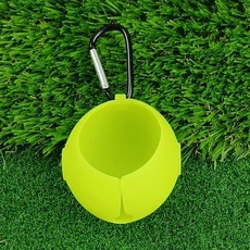 쿠쿠스토어 휴대 파크 골프 공 보호 거치대 커버 실리콘 슬리브 훈련 보조기구 0mm 1 개, 03 Green