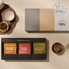 [맘스킹] 선농원 100% 국내산 계절지킴차+튼튼보감차+초롱차 선물세트, 1세트