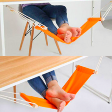 발걸이용 해먹 발거치대 사무실책상 업무혈액순환 길이조절형, 1개