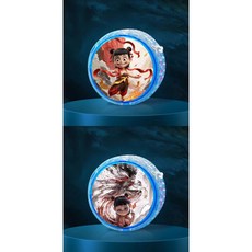 臺灣-出貨 【新款熱銷】新款哪吒敖丙悠悠球兒童入門初學者溜溜球自動迴旋女孩小學生 GDW5, 哪吒藍色組合裝, 1個