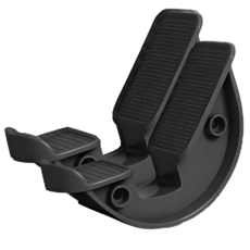 모어벨 종아리 스트레칭 보드 다리 햄스트링 발목, 블랙 1쌍