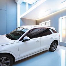 카스타 호환 GV70 페이스리프트 튜닝 블랙 몰딩 윈도우 몰딩 커버 자동차 드레스업, 기타