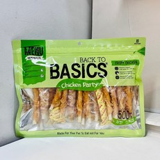 백투베이직 강아지 간식 치킨 스틱껌 500g, 1개