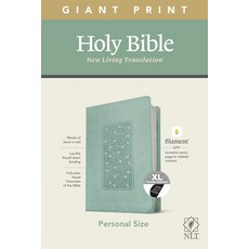 (영문도서) NLT Personal Size Giant Print Bible Filament Enabled Edition (Red Letter Leatherlike Floral Frame... Imitation Leather, Tyndale House Publishers, English, 9781496445278
