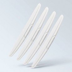 자동차 실리콘 문콕방지 도어가드 (4p), 1세트, 화이트