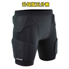 골키퍼 보호복 보호대 축구 수트 키퍼 럭비 배달 안전, XL, 업그레이드 된 6 점 세트, 1개