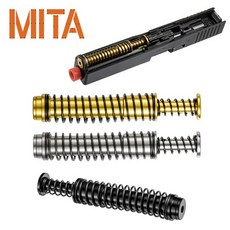 Aluminum Recoil Spring Guide for ARMY&VFC G17 Gen4 스프링 가이드, 골드, 1개