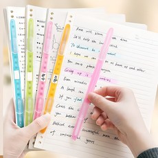 다스몰 셀프제본 바인더링 루즈링, 12개, 그린(DM)