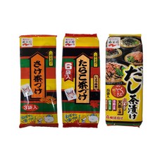 나가타니엔 오차즈케 연어3개입 명란6개입 다시8개입 세트, 1세트